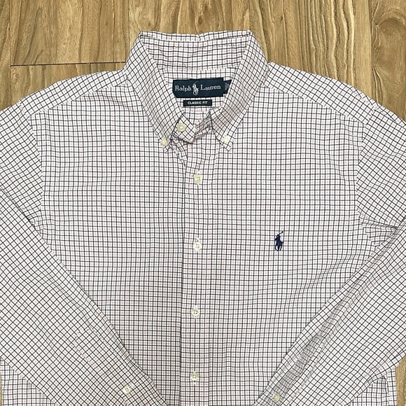 **POLO RALPH LAUREN** checked button down SIZE 15 32/33 - Picture 4 of 5